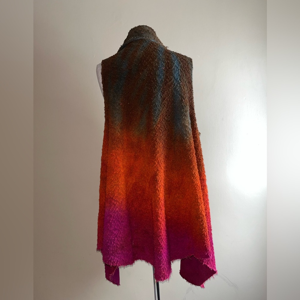 Art of Cloth Multicolor Gradient Women's Duster Sweater - Picture 4 of 4